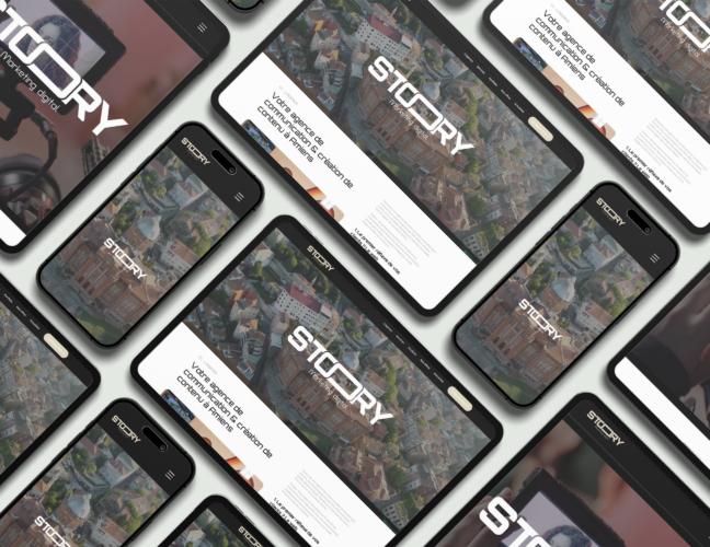 Clean Website Pages Mockup copie