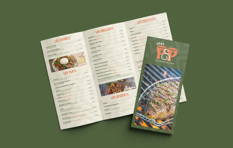 menu chez p&p